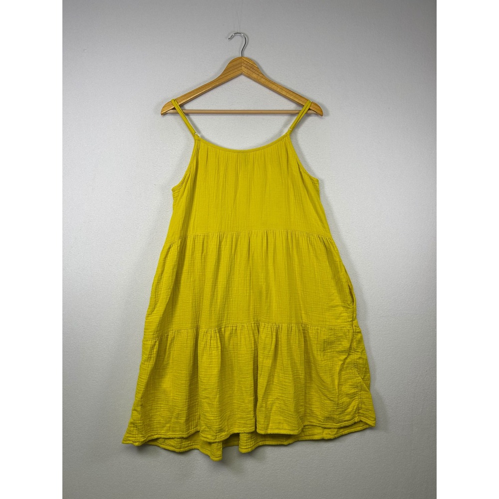 Boho Universal Thread Womens Medium Yellow Tiered… - image 5